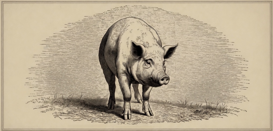 Pig illustration